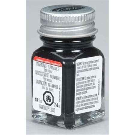 Testors Jar Paint, Gloss, Black Metallic, 1/4oz TES1154TT